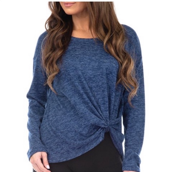 NWT| XL-2X| TCB| HAYDEN MIDNIGHT BLUE MODERN TWIST SWEATER| NWT - Picture 2 of 16